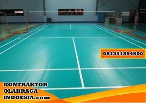 Kontraktor Jasa Pembuatan Lapangan Olahraga Badminton Bulutangkis murah Berkualitas Profesional